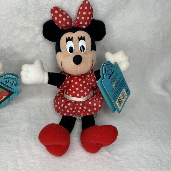 Disney Mickey Mouse and Minnie Mouse Plush Set of 2 9" By Applause - Picture 3 of 7
